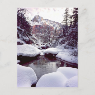 Cartão Postal Neve profunda nos Middle Emerald Pools