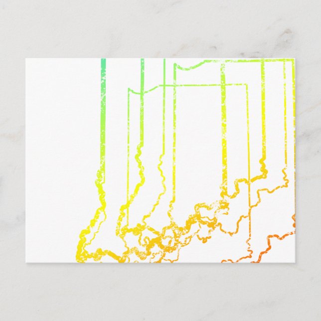 Cartão Postal névoa fria indiana (Frente)