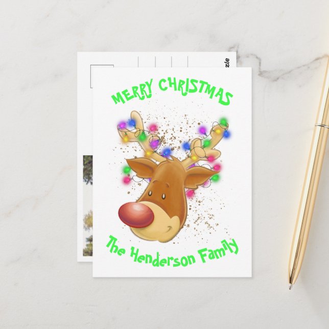 Cartão Postal Névoa personalizada (Frente/Verso In Situ)