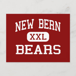 Cartão Postal New Bern - Bears - High - New Bern North Carolina