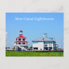 Cartão Postal New Canal Lighthouse New Orleans LA USA Postcard