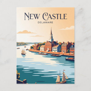 Cartão Postal New Castle EUA