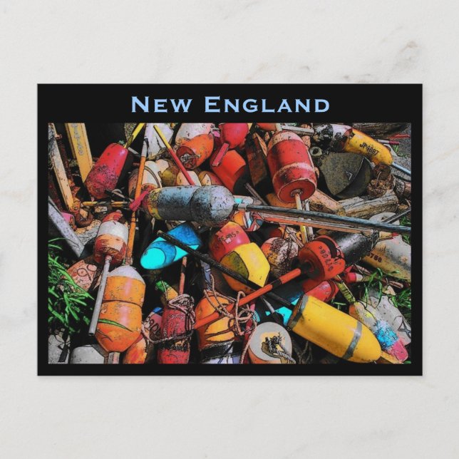 Cartão postal New England (Frente)