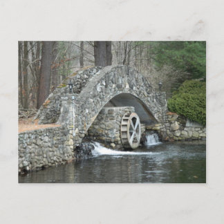 Cartão Postal New England Stone Bridge