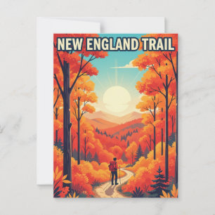 Cartão Postal New England Trail Viagem