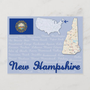Cartão postal "New Hampshire"