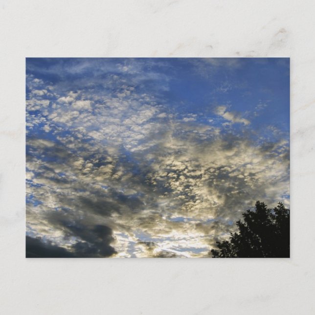 Cartão Postal New Hampshire Clouds (Frente)