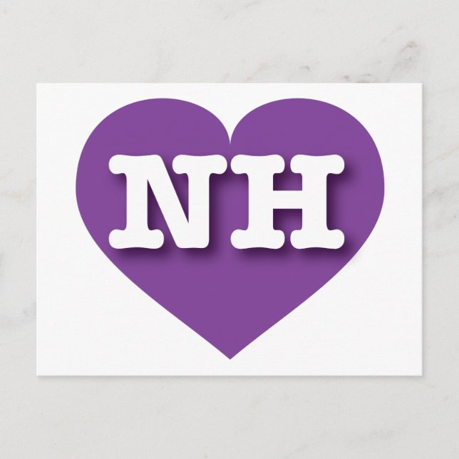 Cartão Postal New Hampshire Purple Heart - Big Love (Frente)