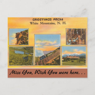 Cartão Postal New Hampshire, Saudações das Montanhas White