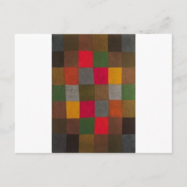 Cartão Postal New Harmony by Paul Klee (Frente)