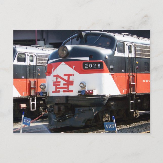 Cartão Postal New Haven Railroad ( C- DOT ) FL 9M 2026 (Frente)