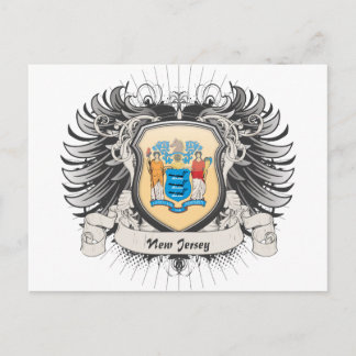 Cartão Postal New Jersey Crest