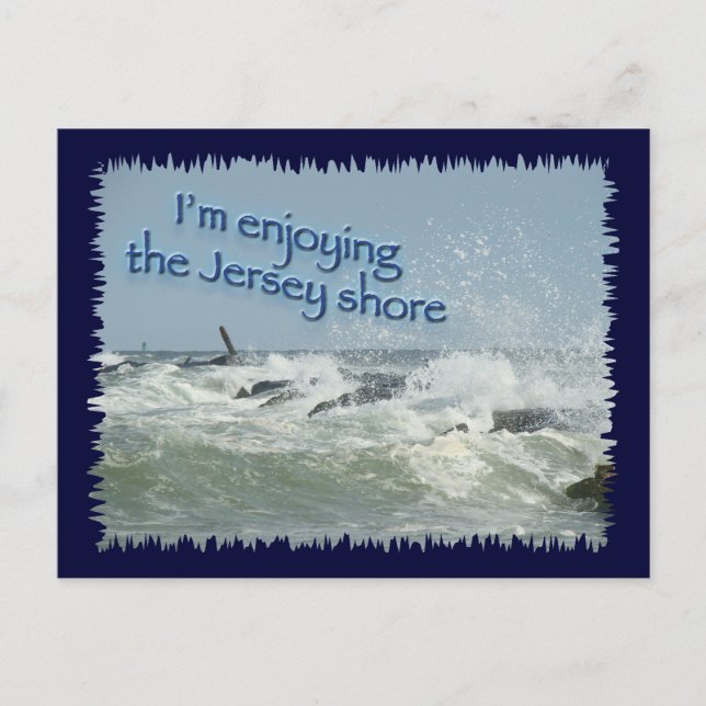 Cartão Postal New Jersey Shore (Frente)