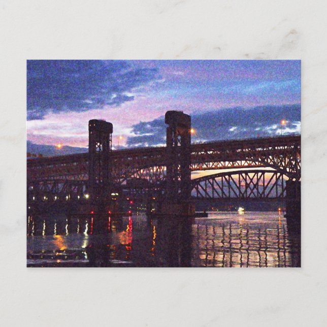 Cartão Postal New London Bridges Over the Thames (Frente)