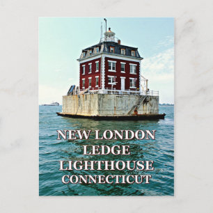 Cartão Postal New London Lighthouse, Cartão-postal de Connectic