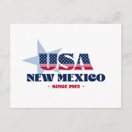 Cartão Postal New Mexico Souvenir Blue Star