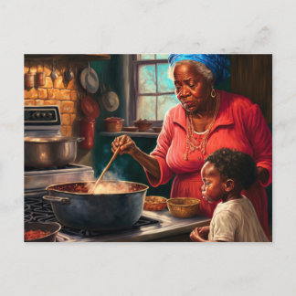 Cartão Postal New Orleans Gumbo Art Postcard