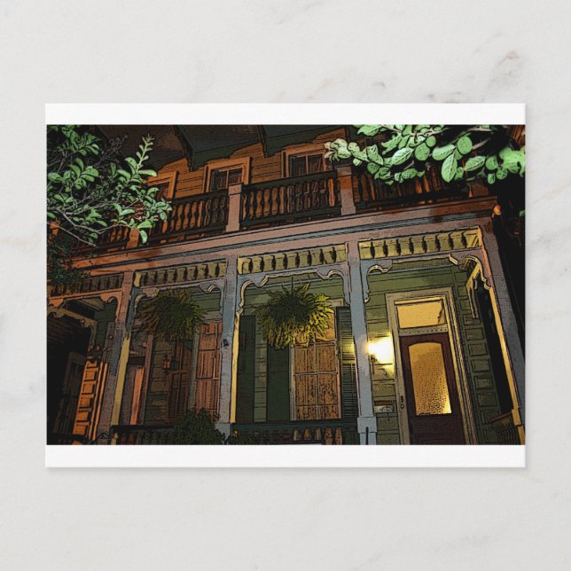 Cartão Postal New Orleans House (Frente)