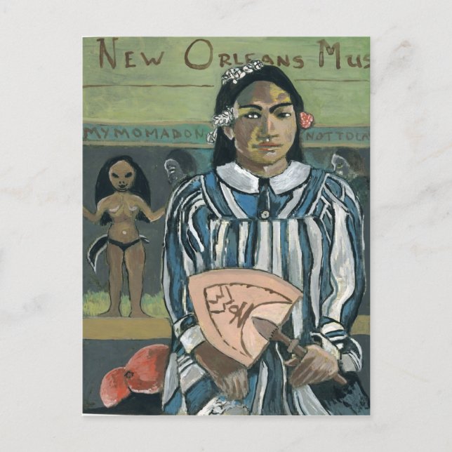 Cartão Postal New Orleans Music, Ventilador WWOZ (Frente)