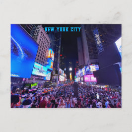 Cartão Postal New York City - Times Square at Night