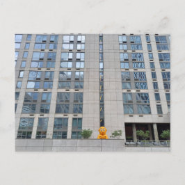 Cartão Postal New York City - Yellow man from the High Line Park