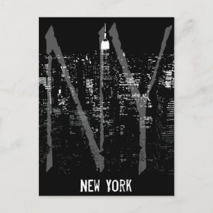 Cartão postal New York Cityscape New York Souveni