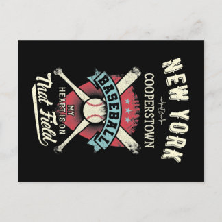 Cartão Postal New York Cooperstown Baseball