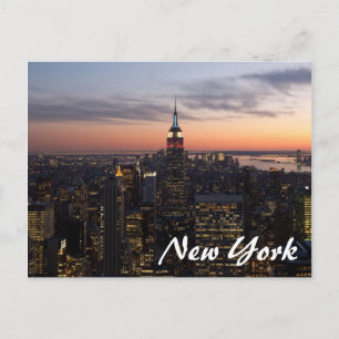 Cartão Postal New York Lights
