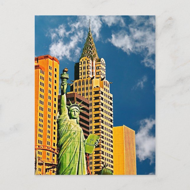 Cartão Postal New York, New York Hotel, Las Vegas, Cartão-postal (Frente)