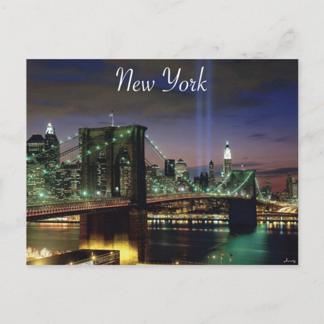 Cartão Postal New York Nights (Frente)