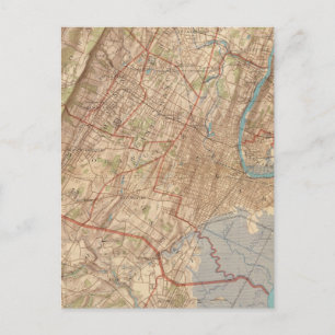 Cartão Postal Newark e Elizabeth, Nova Jersey