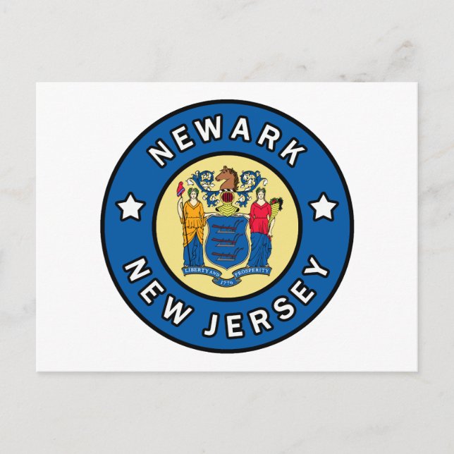 Cartão Postal Newark Nova Jersey (Frente)