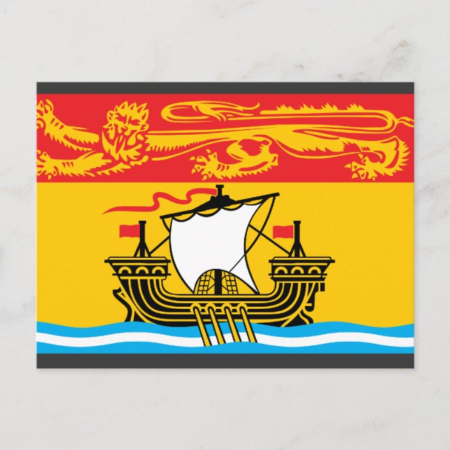 Cartão Postal newbrunswick, Canadá (Frente)