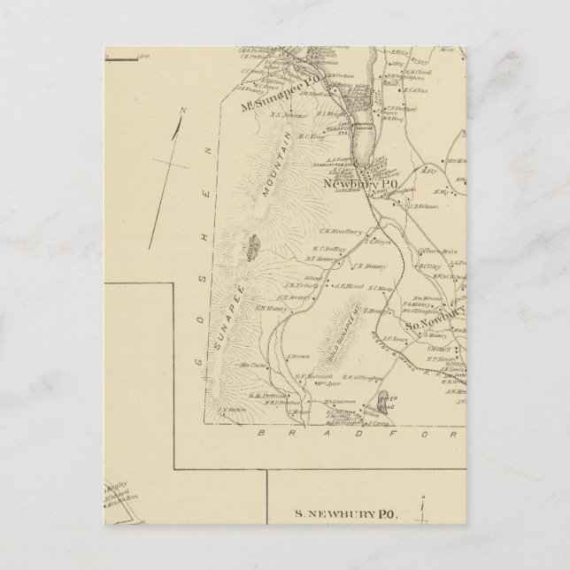 Cartão Postal Newbury (Frente)
