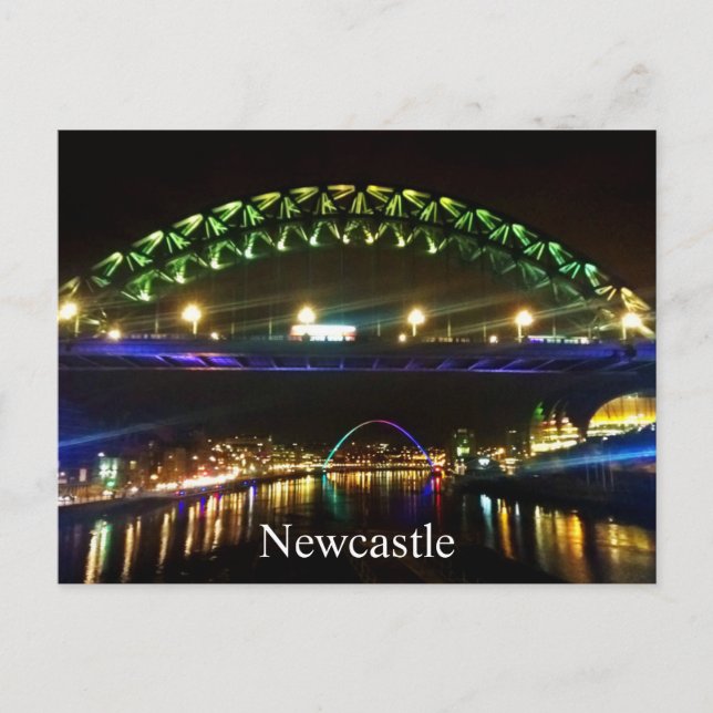 Cartão Postal Newcastle (Frente)