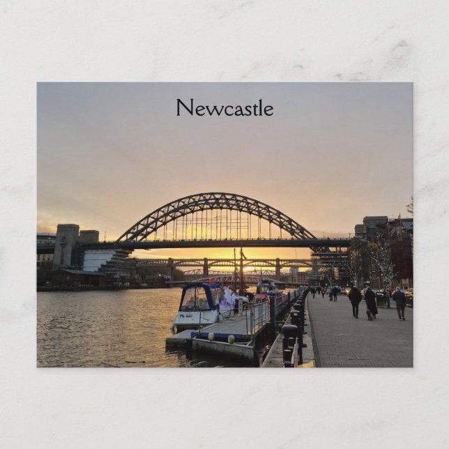 Cartão Postal Newcastle - Ponte Tyne  (Frente)