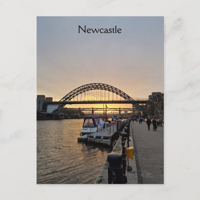 Cartão Postal Newcastle - Ponte Tyne  (Frente)