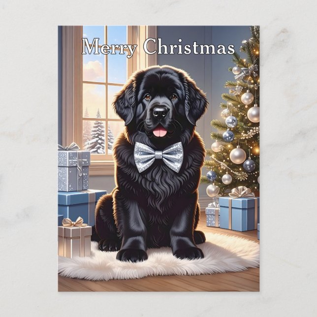 Cartão Postal Newland Dog Christmas (Frente)