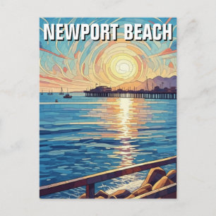 Cartão Postal Newport Beach Califórnia