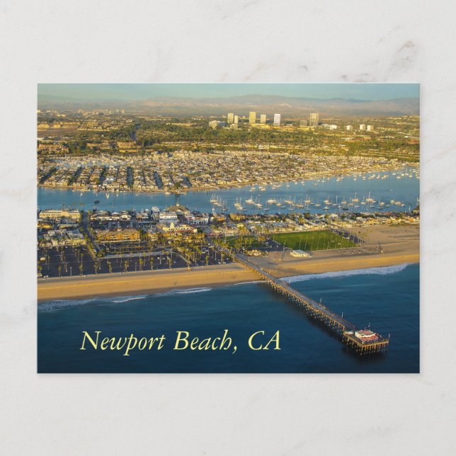 Cartão postal Newport Beach Califórnia (Frente)