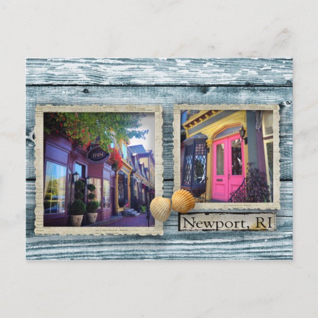 Cartão Postal Newport, Cartão-postal Rhode Island (Frente)