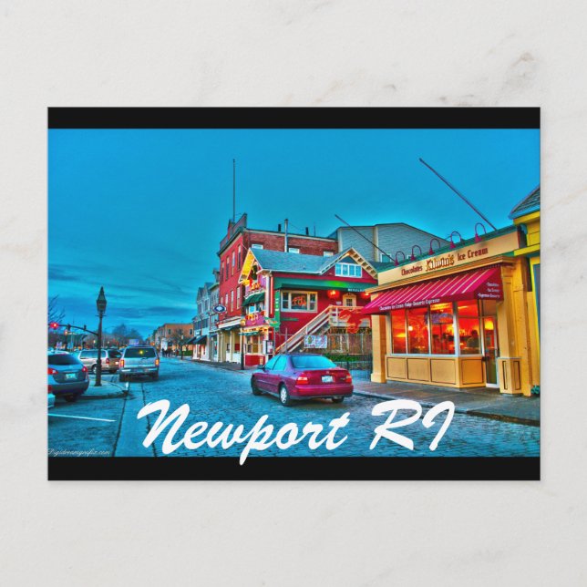 Cartão Postal Newport RI (Frente)