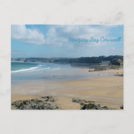 Cartão Postal Newquay Bay Beaches Cornwall Inglaterra