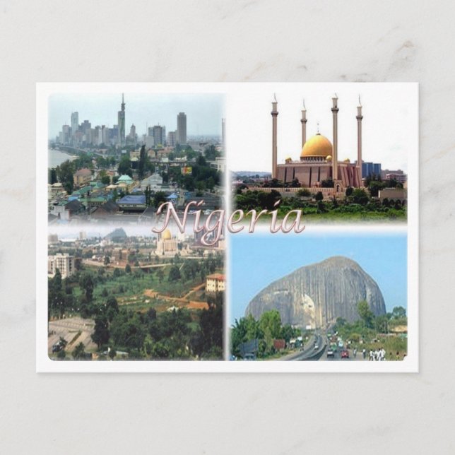 Cartão Postal NG Nigéria - (Frente)