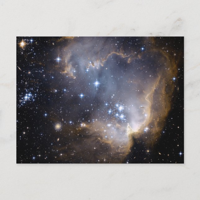 Cartão Postal NGC 602 estrelas brilhantes NASA (Frente)