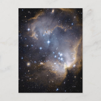 Cartão Postal NGC 602 estrelas brilhantes NASA