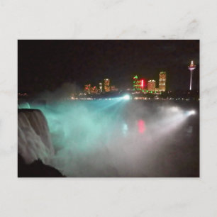 Cartão Postal Niagara à Noite