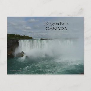 Cartão Postal Niagara Cai Bela Lado Canadense