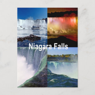 Cartão Postal Niagara Cai em Vistas Fotográficas de Nova York