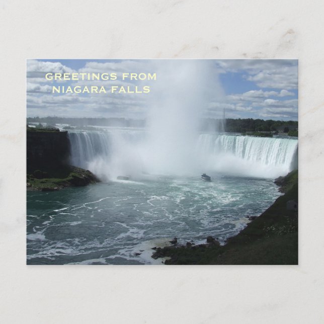 Cartão Postal Niagara Falls (Frente)